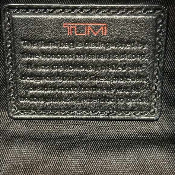 TUMI Black Nylon/Leather Messenger Bag for Men - Picture 8 of 12